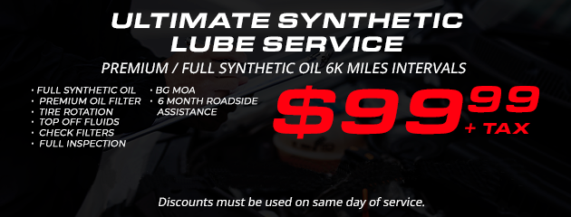 Ultimate Synthetic Lube Service